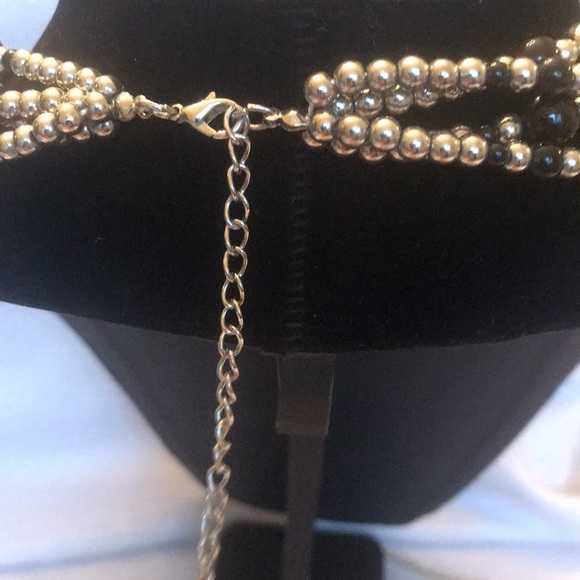 Bundle lot 6 retro glam style statement beaded collar/choker necklace - Picture 7 of 16